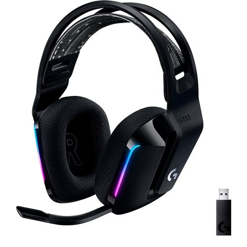 Беспроводные игровые наушники Logitech G733 Lightspeed, Черный, в Узбекистане