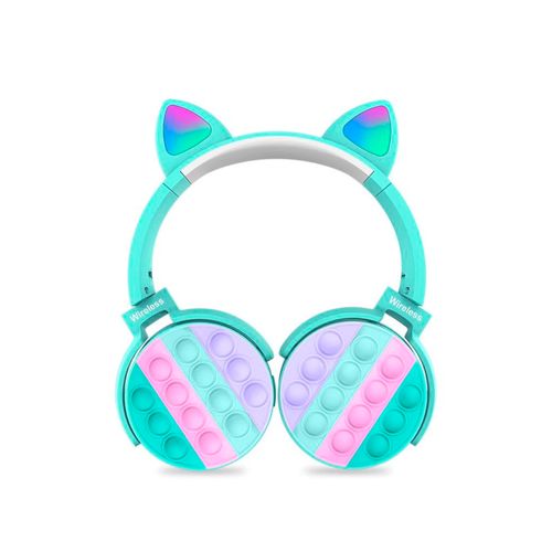 Детские беспроводные наушники Cat Ear Wireless CT-950, Бирюзовый, купить недорого