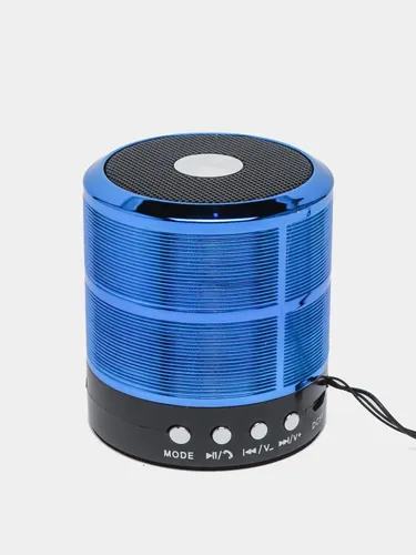 Беспроводная колонка Wster Mini Speaker WS-887, Синий, купить недорого