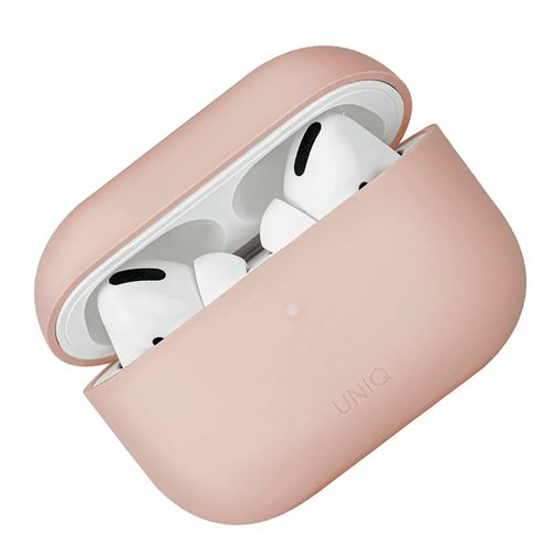 Чехол для наушников Uniq Lino Sillicone Case for AirPods Pro 2, Персиковый, купить недорого