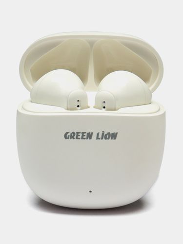 Simsiz naushniklar Earbuds Trible Green Lion, oq