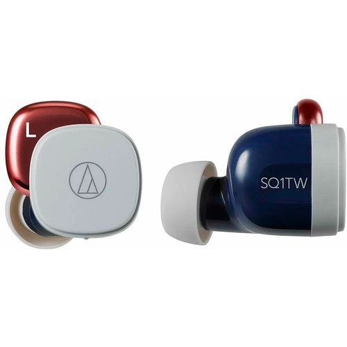 Беспроводные наушники Audio Technica ATH-SQ1TWNRD, Красно-синий, купить недорого