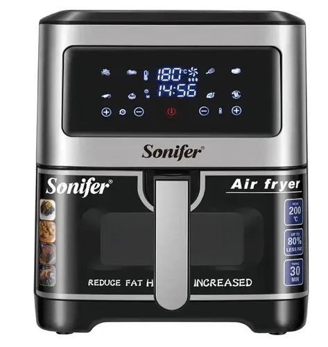 Аэрофритюрница Sonifer SF-1028 6,5 л, Черный, купить недорого