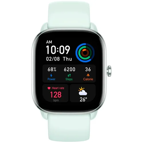 Amazfit GTS 4 Mini smart soati, yashil, 42 mm, купить недорого