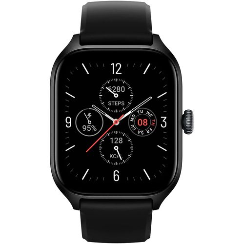 Amazfit GTS 4 smart soati, qora, 44 mm, купить недорого