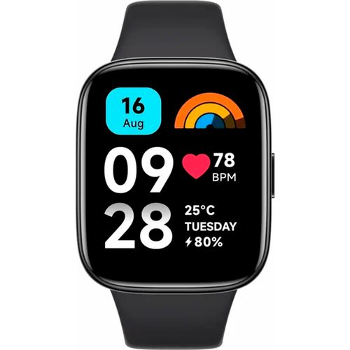 Смарт-часы Xiaomi Redmi Watch 3 Active, Черный, 46 мм, в Узбекистане