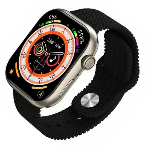 Смарт часы Apple Watch HK9 Pro Max Replica, Серебристый, 50 mm, купить недорого