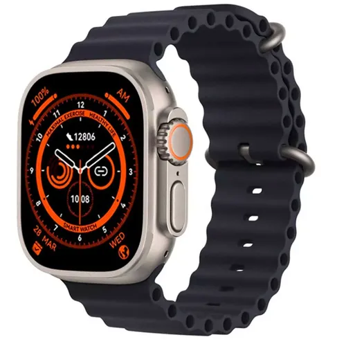 Смарт часы Blulory Ultra Pro, Черный, 49 mm, купить недорого