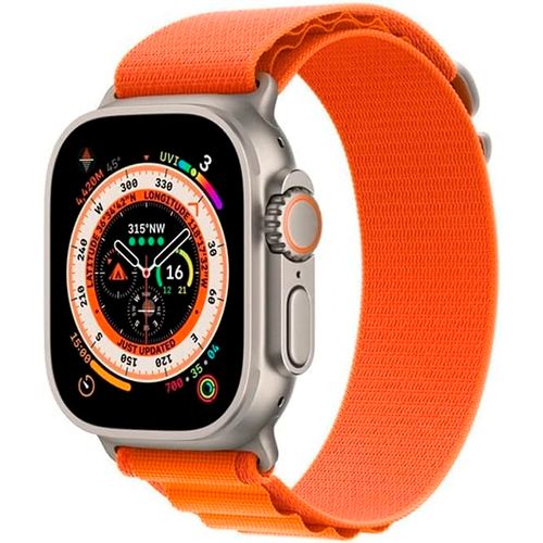 Смарт часы HainoTeko H49 Ultra Max, Серый-Оранжевый, 49 mm