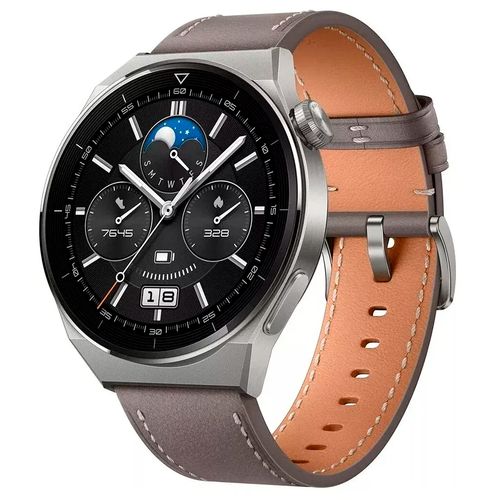 Смарт-часы Huawei Watch GT 3 Pro Titanium, Серебристый-Серый, + Наушники Freebuds SE, 46 mm