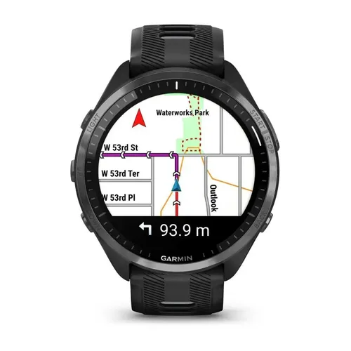 Смарт часы Garmin Forerunner 965 GPS, Черный, 35 мм, купить недорого