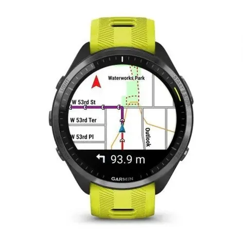 Смарт часы Garmin Forerunner 965 GPS, Черный-Салатовый, 35 мм, фото