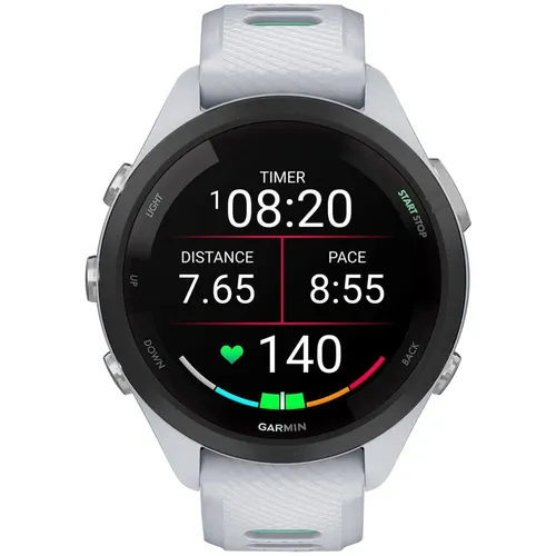 Спортивные смарт-часы Garmin Forerunner 265 Wi-Fi, Белый-Бирюзовый, mm, фото № 4