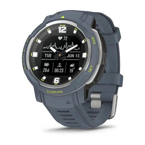 Garmin Instinct Crossover smart soati, Ko‘k, 23 mm, фото