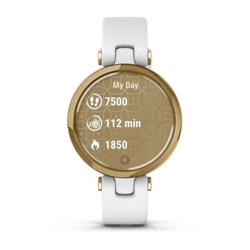 Garmin Lily smart soati, Oltin-oq, 25 mm, фото