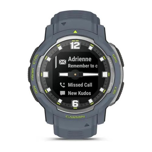 Garmin Instinct Crossover smart soati, Ko‘k, 23 mm, купить недорого