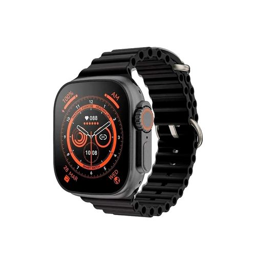 Smart soat T800 Ultra, qora, 49 mm