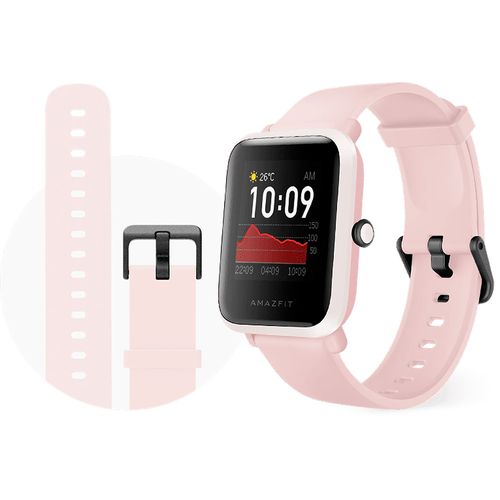 Смарт-часы Amazfit Bip S, Розовый, 32 мм