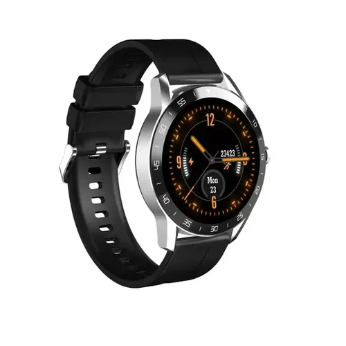 Blackview X1 smart soati, Kumush-qora, 33 mm, купить недорого