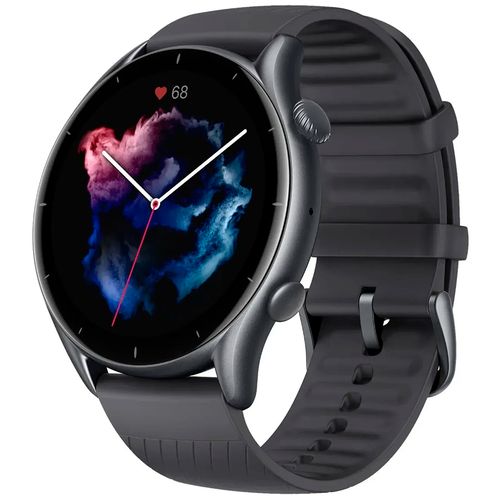 Amazfit Gtr 3 smart soati, qora, 35 mm