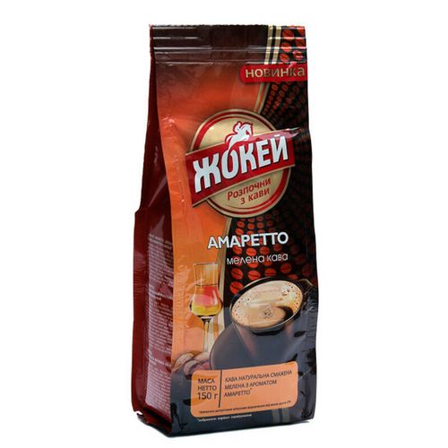 Кофе молотый Жокей Amaretto, 150 гр, купить недорого