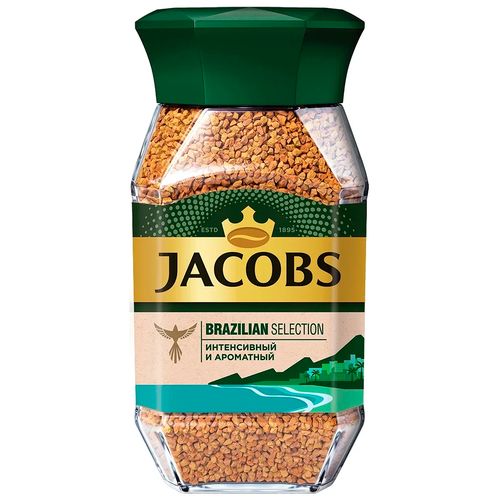 Кофе растворимый Jacobs Brazilian Selection, 95 гр, купить недорого