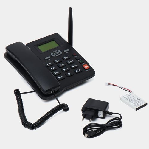 ZT600S statsionar radio telefoni, Qora, купить недорого