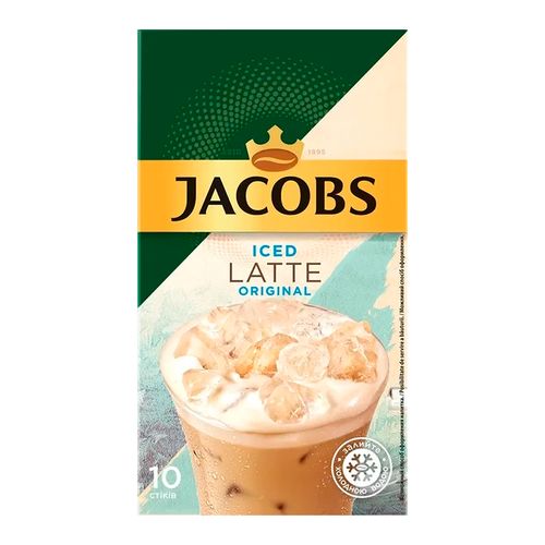 Кофе растворимый Jacobs Iced Latte Original, 21.5 гр, 10 шт