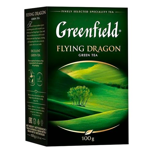 Листовой чай зеленый Greenfield Flying Dragon, 100 гр, купить недорого