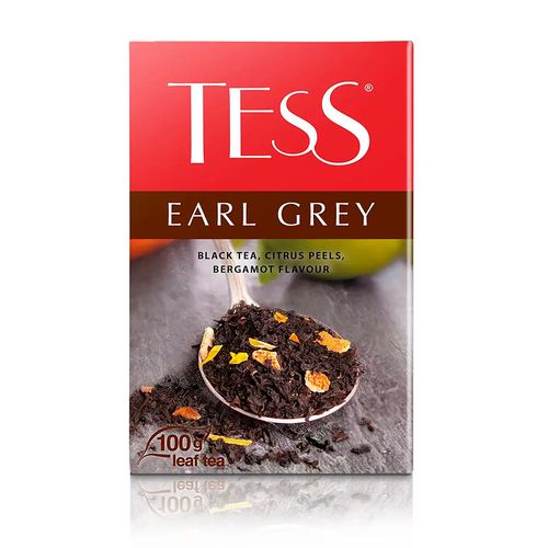 Листовой чай черный Tess Earl Grey, 100 гр