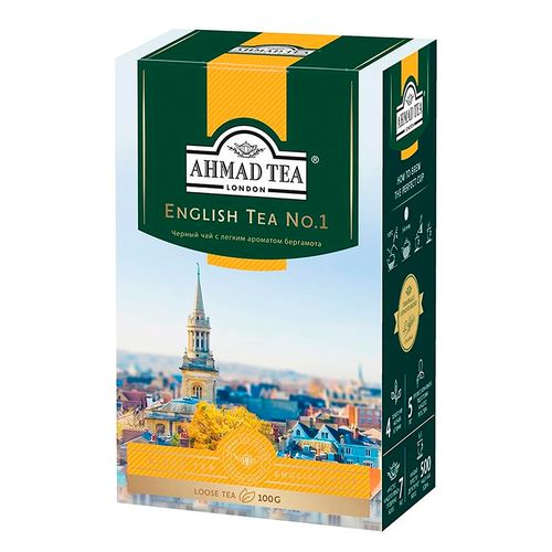 Листовой чай черный Ahmad Tea English Tea №1, 100 гр