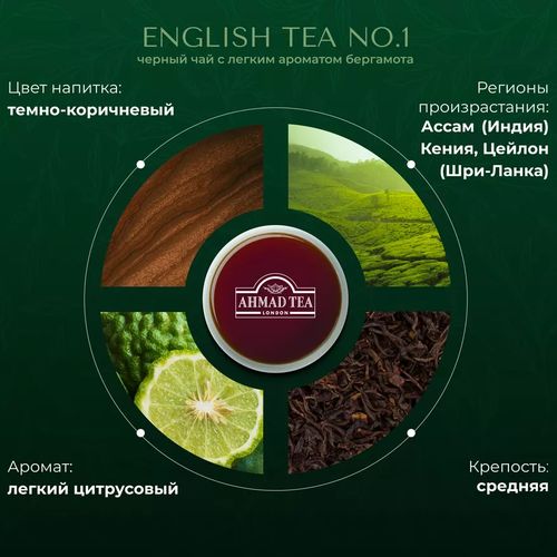 Листовой чай черный Ahmad Tea English Tea №1, 100 гр, фото