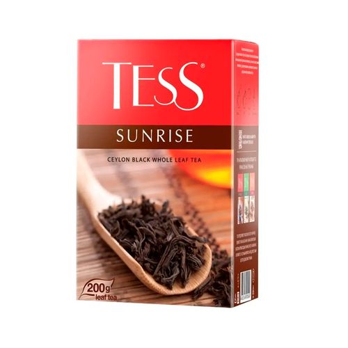 Листовой чай черный Tess Sunrise, 200 гр, купить недорого