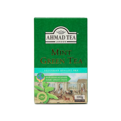 Листовой чай зеленый Ahmad Tea Mint Green Tea, 100 гр