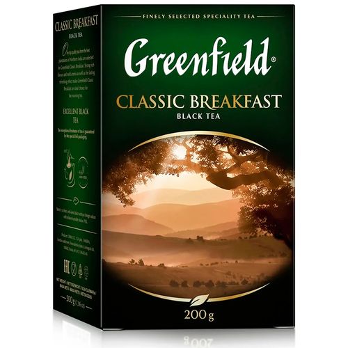 Листовой чай черный Greenfield Classic Breakfast, 200 гр