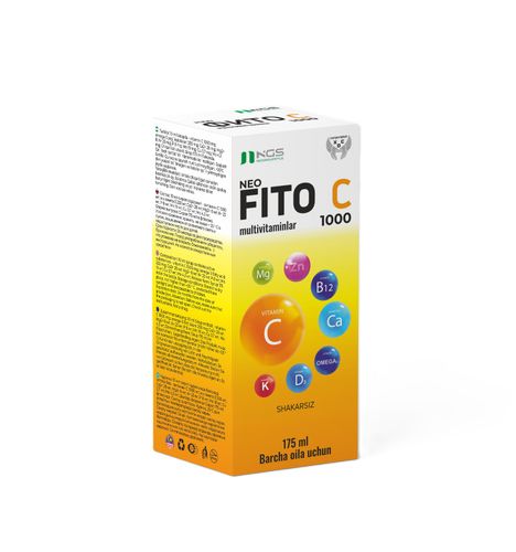 Neo FitoC-1000 vitamin-mineral kompleks spreyi, 175 ml