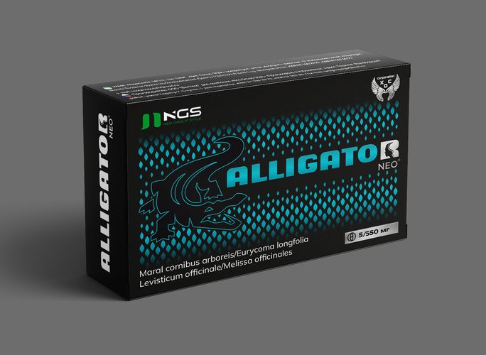 Кишечнорастворимые капсулы XOS Corporation Alligator NEO, 550 мг