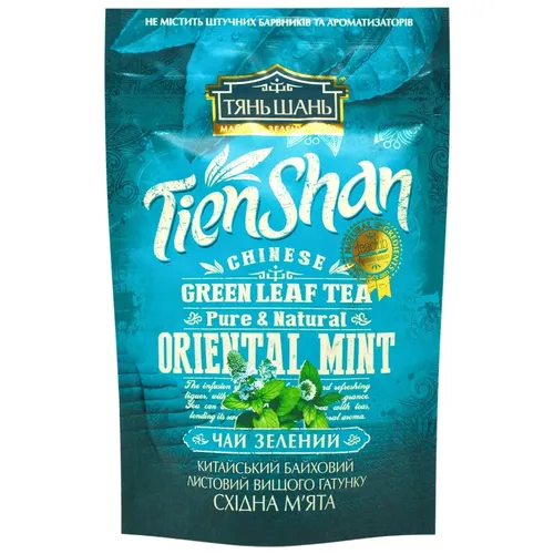 Листовой чай зеленый TienShan Oriental Mint, 50 гр