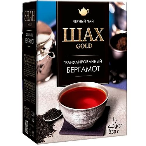 Гранулированный чай черный Шах Gold Бергамот, 230 гр