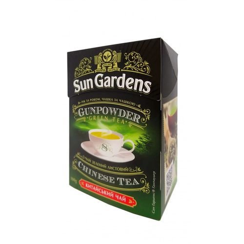 Листовой чай зеленый Sun Gardens Gunpowder, 100 гр, 2400000 UZS