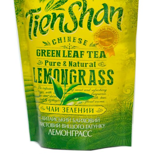 Листовой чай зеленый TienShan Lemongrass, 80 гр, купить недорого