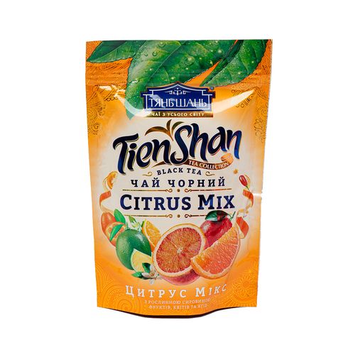 Листовой чай черный TienShan Citrus Mix, 80 гр, купить недорого