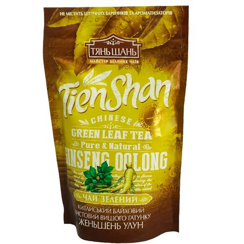 Листовой чай зеленый TienShan Ginseng Oolong, 80 гр