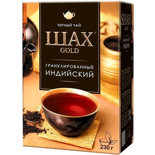 Гранулированный чай черный Шах Gold Индийский, 230 гр, купить недорого