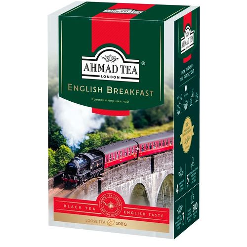 Листовой чай черный Ahmad Tea English Breakfast, 100 гр, в Узбекистане