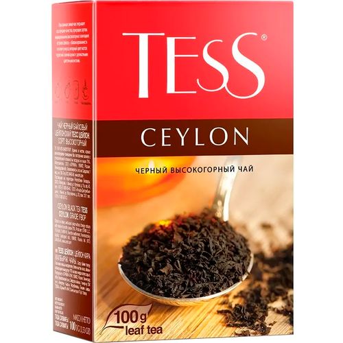 Листовой чай черный Tess Ceylon, 100 гр