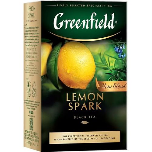 Листовой чай черный Greenfield Lemon Spark, 100 гр