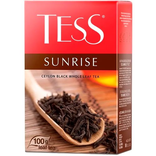 Листовой чай черный Tess Sunrise, 100 гр, купить недорого