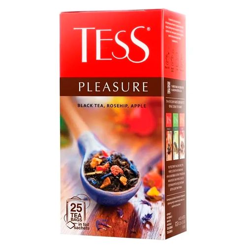 Чай черный в пакетиках Tess Pleasure, 25 шт, в Узбекистане