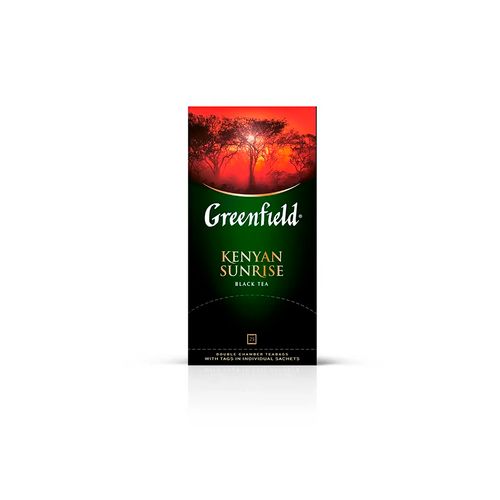 Чай черный в пакетиках Greenfield Kenyan Sunrise, 25 шт, купить недорого